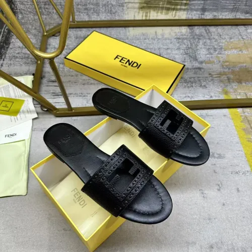 Replica Fendi Slippers For Women #1441816 $85.00 USD for Wholesale