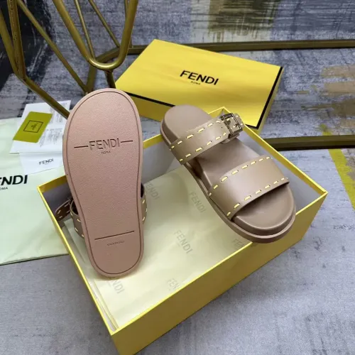Replica Fendi Slippers For Women #1441817 $85.00 USD for Wholesale