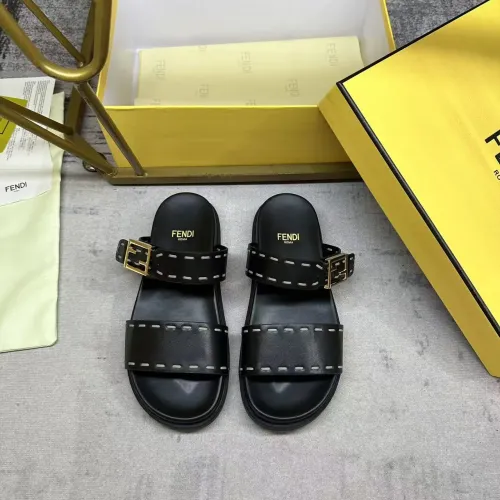 Replica Fendi Slippers For Women #1441819 $85.00 USD for Wholesale