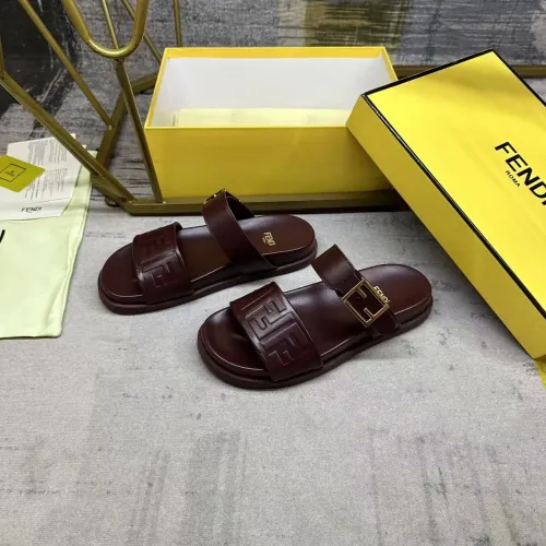 Replica Fendi Slippers For Women #1441820 $85.00 USD for Wholesale