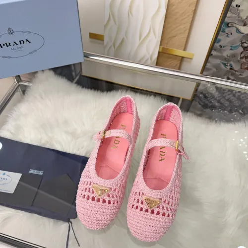 Replica Prada Flat Shoes For Women #1441821 $122.00 USD for Wholesale