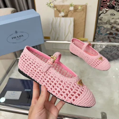 Replica Prada Flat Shoes For Women #1441821 $122.00 USD for Wholesale