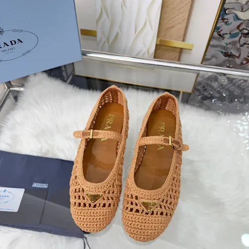 Replica Prada Flat Shoes For Women #1441822 $122.00 USD for Wholesale