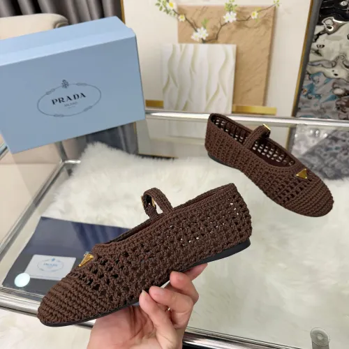 Replica Prada Flat Shoes For Women #1441823 $122.00 USD for Wholesale