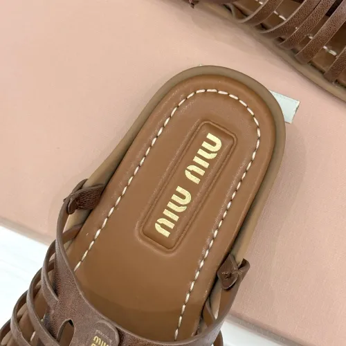 Replica MIU MIU Slippers For Women #1441844 $102.00 USD for Wholesale