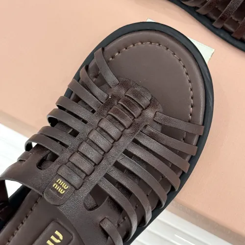 Replica MIU MIU Slippers For Women #1441845 $102.00 USD for Wholesale