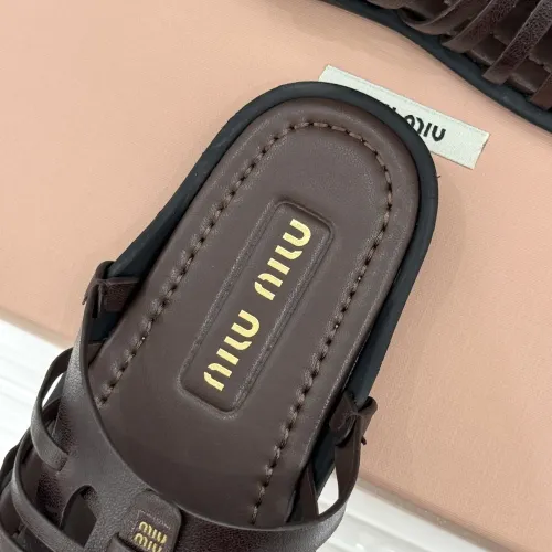 Replica MIU MIU Slippers For Women #1441845 $102.00 USD for Wholesale