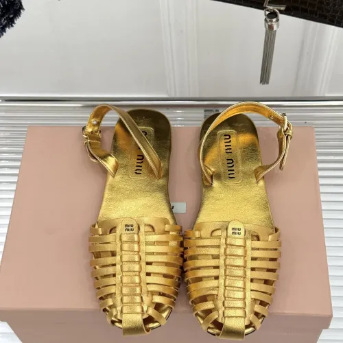 Replica MIU MIU Sandal For Women #1441847 $102.00 USD for Wholesale