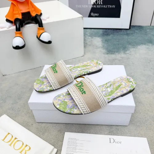 Wholesale Christian Dior Slippers For Women #1441849 $76.00 USD, Wholesale Quality Replica Christian Dior Slippers