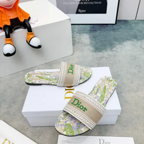 Replica Christian Dior Slippers For Women #1441849 $76.00 USD for Wholesale