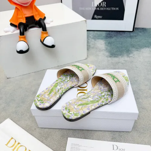 Replica Christian Dior Slippers For Women #1441849 $76.00 USD for Wholesale