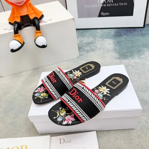 Wholesale Christian Dior Slippers For Women #1441851 $76.00 USD, Wholesale Quality Replica Christian Dior Slippers