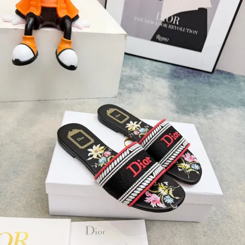 Replica Christian Dior Slippers For Women #1441851 $76.00 USD for Wholesale