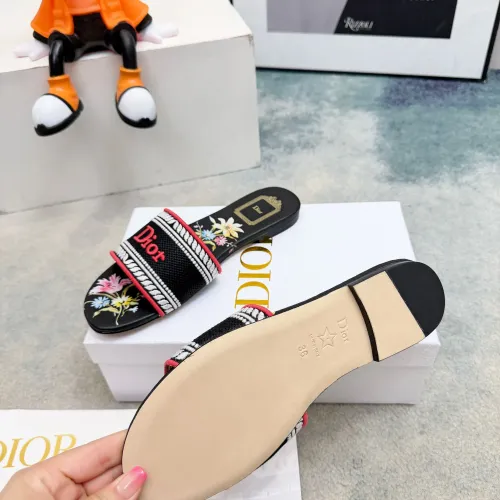 Replica Christian Dior Slippers For Women #1441851 $76.00 USD for Wholesale