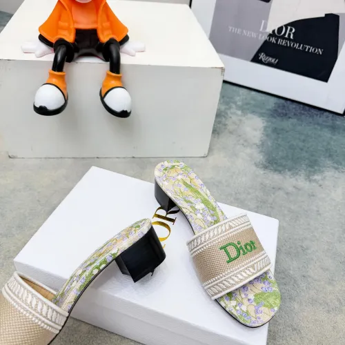 Replica Christian Dior Slippers For Women #1441852 $82.00 USD for Wholesale