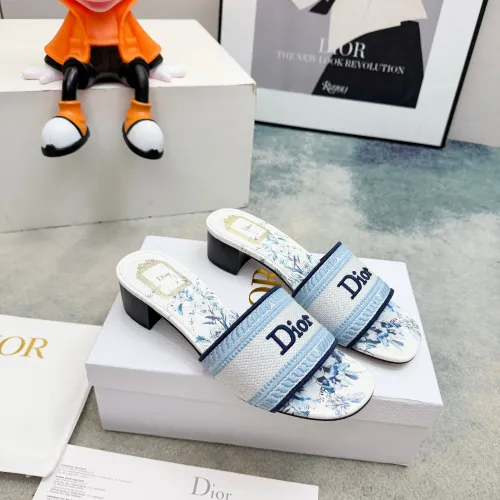 Replica Christian Dior Slippers For Women #1441853 $82.00 USD for Wholesale