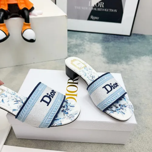 Replica Christian Dior Slippers For Women #1441853 $82.00 USD for Wholesale