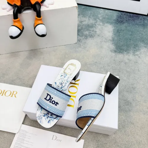 Replica Christian Dior Slippers For Women #1441853 $82.00 USD for Wholesale