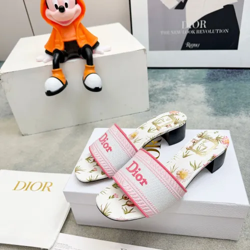 Wholesale Christian Dior Slippers For Women #1441854 $82.00 USD, Wholesale Quality Replica Christian Dior Slippers