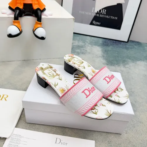 Replica Christian Dior Slippers For Women #1441854 $82.00 USD for Wholesale