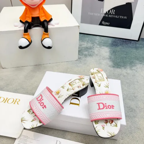 Replica Christian Dior Slippers For Women #1441854 $82.00 USD for Wholesale