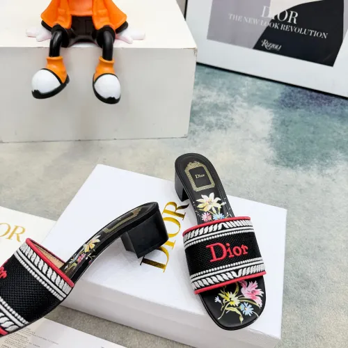 Replica Christian Dior Slippers For Women #1441855 $82.00 USD for Wholesale