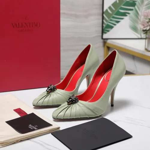 Wholesale Valentino High-Heeled Shoes For Women #1441857 $112.00 USD, Wholesale Quality Replica Valentino High-Heeled Shoes