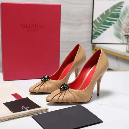 Wholesale Valentino High-Heeled Shoes For Women #1441858 $112.00 USD, Wholesale Quality Replica Valentino High-Heeled Shoes