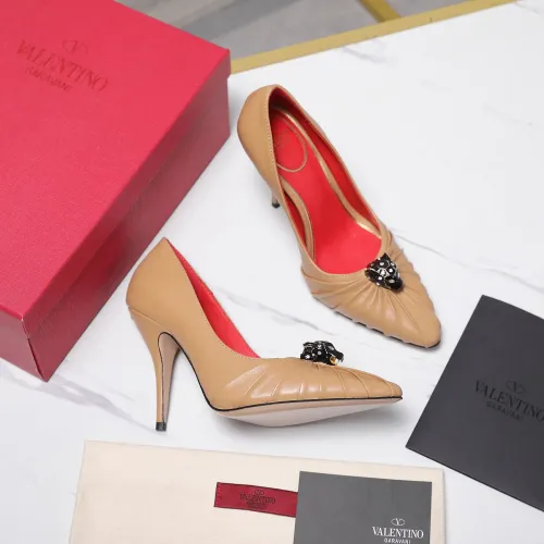 Replica Valentino High-Heeled Shoes For Women #1441858 $112.00 USD for Wholesale