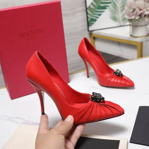 Replica Valentino High-Heeled Shoes For Women #1441859 $112.00 USD for Wholesale