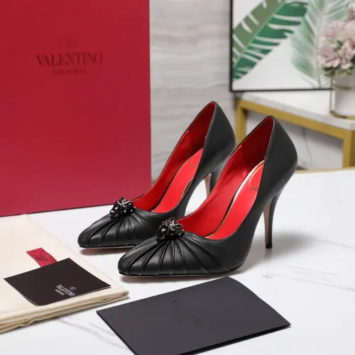 Wholesale Valentino High-Heeled Shoes For Women #1441860 $112.00 USD, Wholesale Quality Replica Valentino High-Heeled Shoes