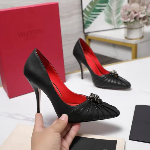 Replica Valentino High-Heeled Shoes For Women #1441860 $112.00 USD for Wholesale
