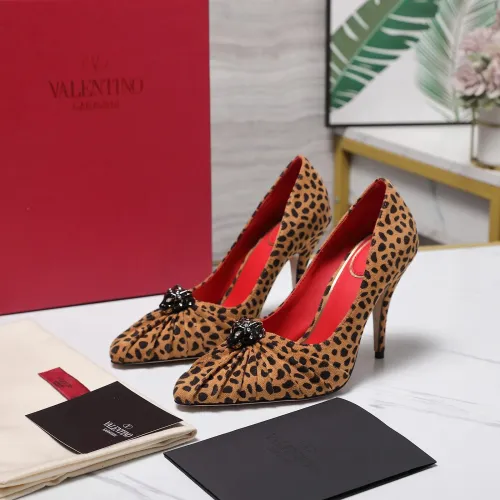 Wholesale Valentino High-Heeled Shoes For Women #1441861 $112.00 USD, Wholesale Quality Replica Valentino High-Heeled Shoes
