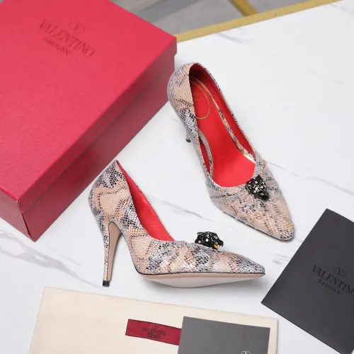 Replica Valentino High-Heeled Shoes For Women #1441862 $112.00 USD for Wholesale