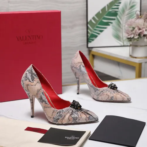Replica Valentino High-Heeled Shoes For Women #1441862 $112.00 USD for Wholesale