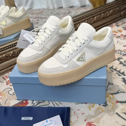 Wholesale Prada Casual Shoes For Women #1441871 $102.00 USD, Wholesale Quality Replica Prada Casual Shoes