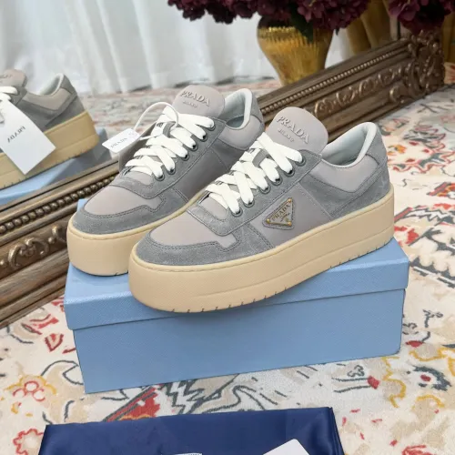 Wholesale Prada Casual Shoes For Women #1441873 $102.00 USD, Wholesale Quality Replica Prada Casual Shoes