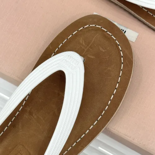 Replica MIU MIU Slippers For Women #1441877 $82.00 USD for Wholesale