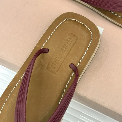 Replica MIU MIU Slippers For Women #1441878 $82.00 USD for Wholesale