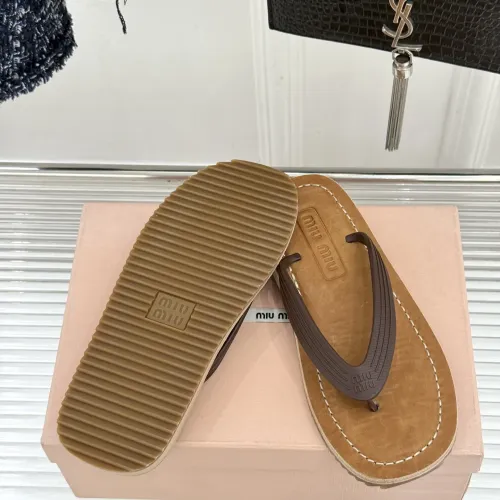 Replica MIU MIU Slippers For Women #1441879 $82.00 USD for Wholesale