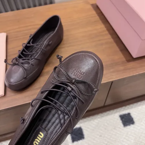 Replica MIU MIU Flat Shoes For Women #1441881 $92.00 USD for Wholesale