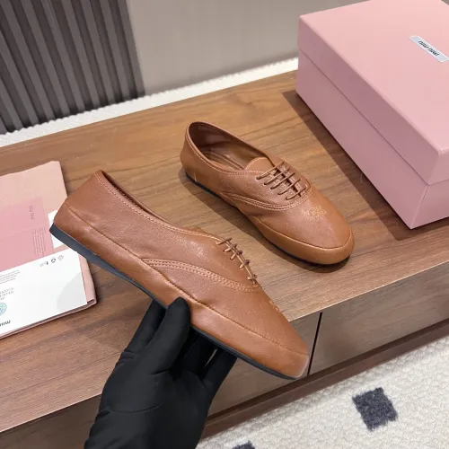 Replica MIU MIU Flat Shoes For Women #1441883 $96.00 USD for Wholesale