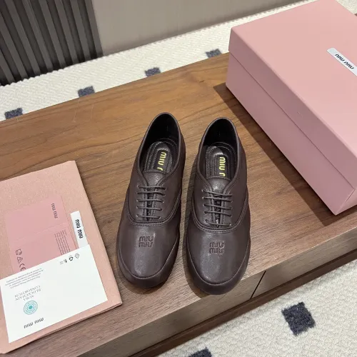 Replica MIU MIU Flat Shoes For Women #1441884 $96.00 USD for Wholesale