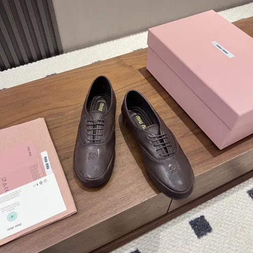 Replica MIU MIU Flat Shoes For Women #1441884 $96.00 USD for Wholesale