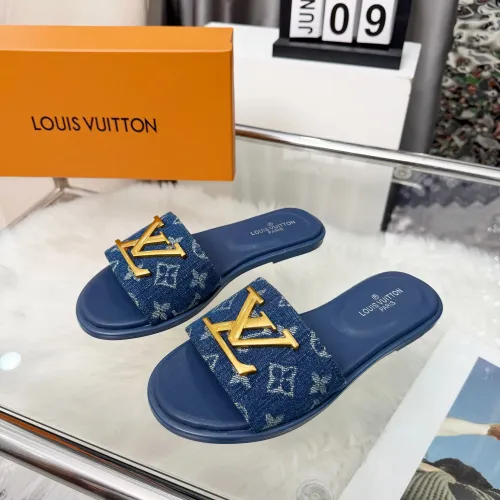 Wholesale Louis Vuitton Slippers For Women #1441903 $64.00 USD, Wholesale Quality Replica Louis Vuitton Slippers