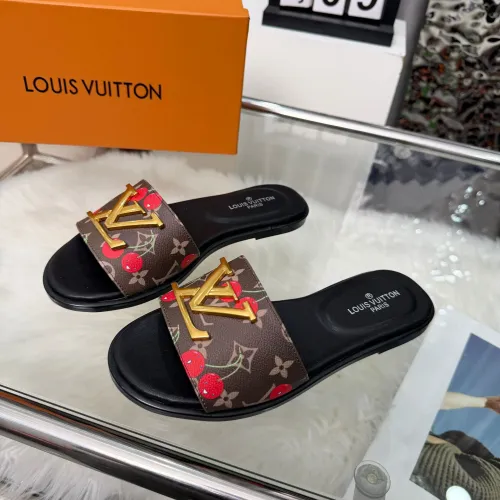 Wholesale Louis Vuitton Slippers For Women #1441906 $64.00 USD, Wholesale Quality Replica Louis Vuitton Slippers