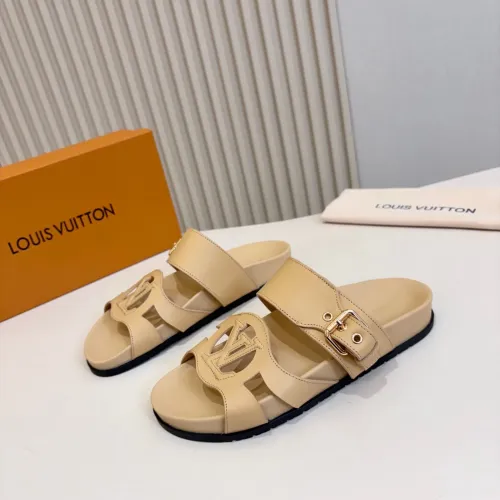 Wholesale Louis Vuitton Slippers For Women #1441915 $85.00 USD, Wholesale Quality Replica Louis Vuitton Slippers