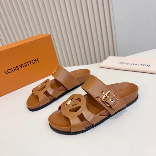 Wholesale Louis Vuitton Slippers For Women #1441917 $85.00 USD, Wholesale Quality Replica Louis Vuitton Slippers