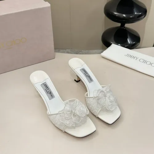 Replica Jimmy Choo Slippers For Women #1441919 $98.00 USD for Wholesale