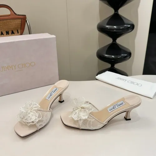 Replica Jimmy Choo Slippers For Women #1441920 $98.00 USD for Wholesale